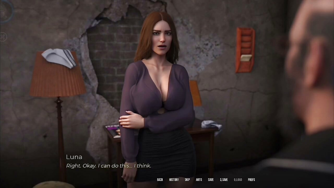 Güvenlikte- luna yaşlı sapık Gary'nin daireyi temiziyor