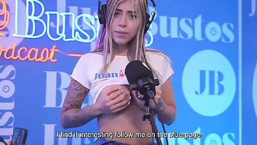 Oyuncaklarından daha iyi! Mollysmith Juan Bustos Podcast'te Sybian makinesinin her yerine fışkırtıyor