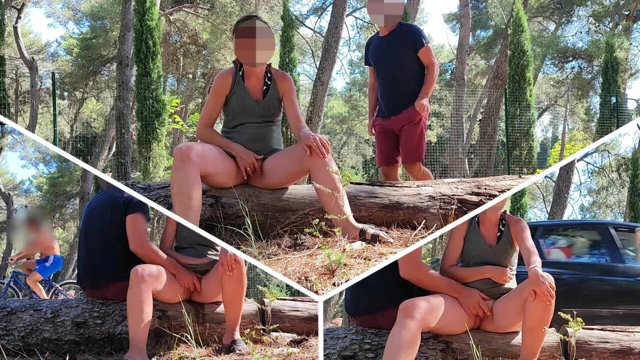 Amcık teşhiri - bir yabancı beni parkta mastürbasyon yaparken yakaladı ve fışkırtmamı sağladı - misscreamy