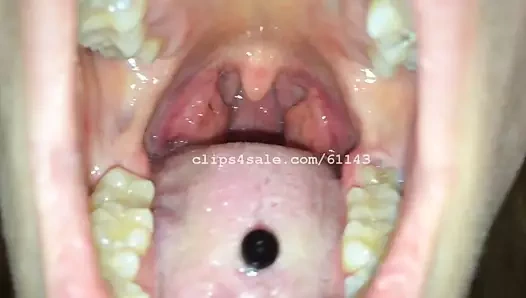 Ağız fetişi - silvia ağız videosu 1