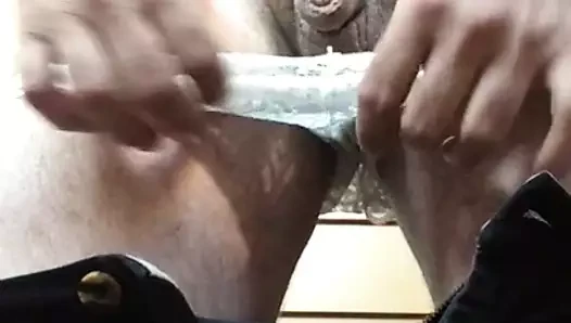 küçük horoz masturbasyon içinde seksi külot