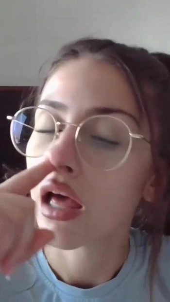 Iconic moment from "SHANAXNOW NOSE FETISH EATING BOOGERS PRESS NOSTRILS MOANING"