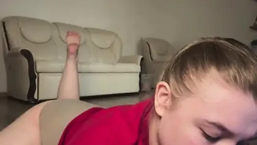 Huge natural tits playing and pussy fingering with jucielussie