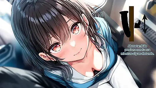 İspanyol hentai 31 talimatı - yaramaz japon trende sana mastürbasyon yapıyor.