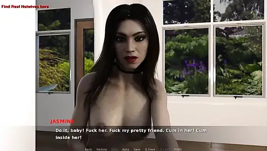 Jazmín esposa caliente de por vida: la esposa mira a su marido folla a su mejor amiga ep 10