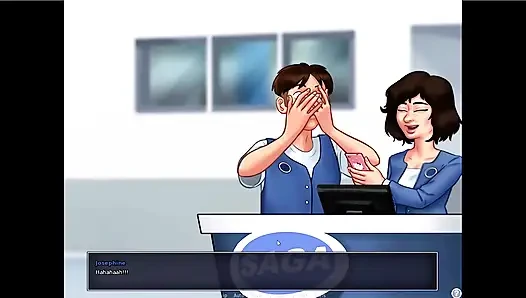 Yaz mevsimi efsanesi - Josephine Johannes'e tezgahın arkasında sakso çekti ... Johannes Tina'ya siktiriyor