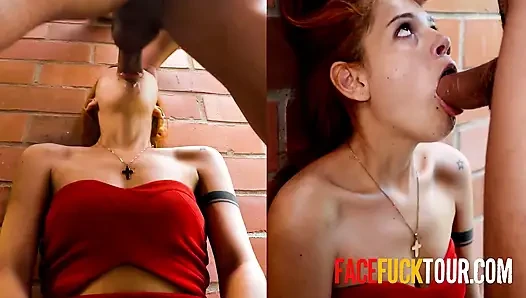 Bu 18 yaşındaki latin barmen tüm vardiya boyunca beni azdırdı... Kapattıktan sonra yüzünü sert sikiyor
