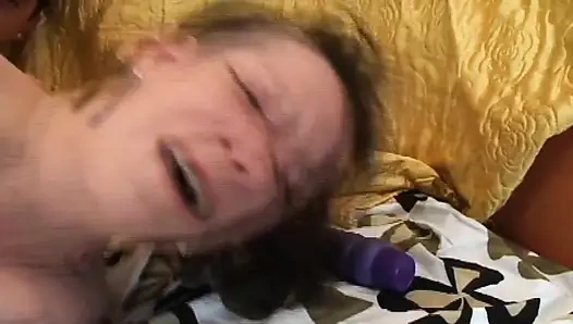 Horny MILF Caresses Her Body and Then Gets Fucked by Her Stepbrother Until She Cums