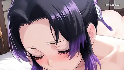 Shinobu'nun sıkı küçük vücudu her santimini aldı - ve daha fazlası için yalvardı - yapay zeka oluşturuldu