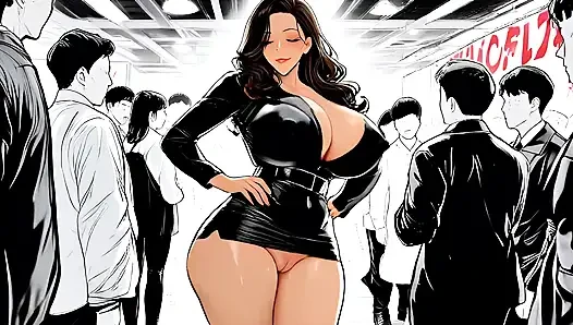 Kostümlü ateşli latin orta yaşlı seksi kadın otaku hayranı tarafından kongrede sikiliyor - sansürsüz hentai