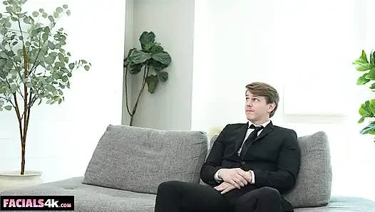 Gelin adayı nişanlısı ve sağdıç tarafından sikiliyor