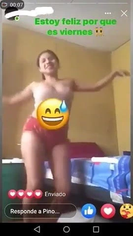 Se Alegra el dia bailando y moviendo su Rico culo grande