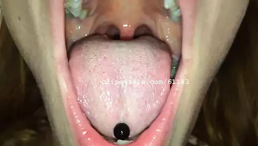 Ağız fetişi - silvia ağız videosu 2