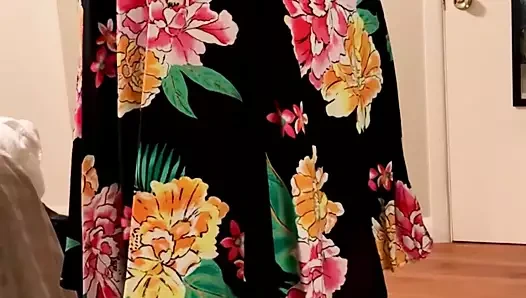 Bbw sundress striptiz