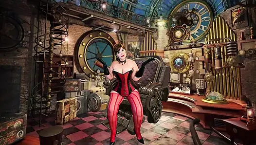 Granny BIjou: Steampunk'd Brothel Bunny Fuck Slut 92925CAMS146M