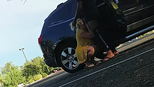 We got to the store before it opened, soo...