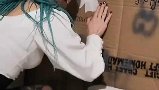 Gloryhole Bir inşaat Alanında. Diyaloglar.