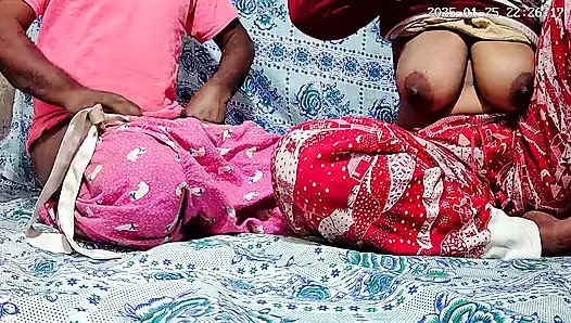 Büyük memeli Nepalli kız bir oğlanla seks yapıyor