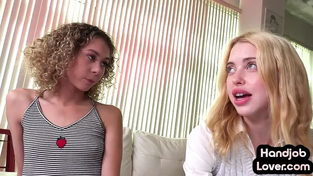 Minyon hj kız arkadaş yakın çekimde erkek arkadaşının yarağını erkek arkadaşının yardımıyla sikiyor