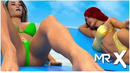 Sahilde üvey anne ve yetişkin üvey kızı geçmişi almak