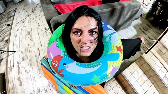 Dominant Witch Inflatable Fetish. Deepthroat, Doggy Creampie, Popping and Intense Orgasm