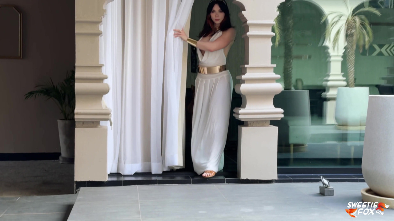 Greek Goddess Reward - Deepthroat and ionate Fucking till Creampie by the Pool - Sweetie Fox