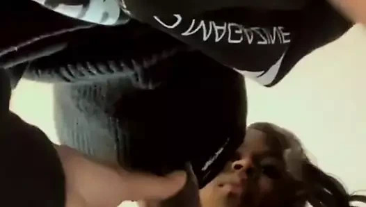 Seksi siyah ts boşalma