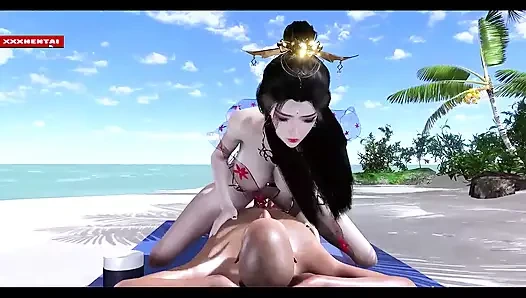 Büyük memeli megabayt tanrıça - 3 boyutlu animasyon