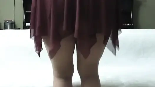 Burgundy Babydoll Azdırıyor