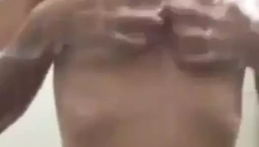 Malay kız erkek arkadaşı evde duş