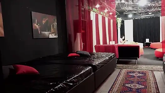Hotel sex with horny punk MILF