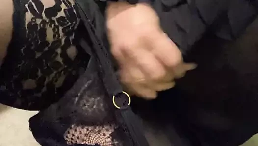 korkak crossdresser mastürbasyon