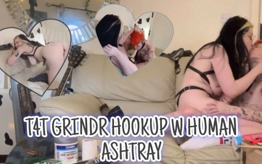 T4t terli öğütücü seks w insan kül tablası