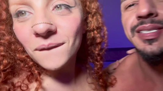 Menage! My friend's boyfriend fucks us after helping us make content