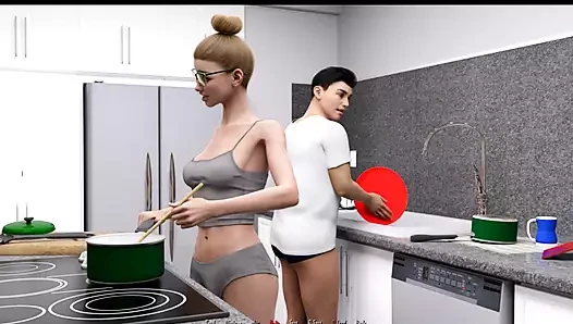 Aşağı hareket – muhteşem milf