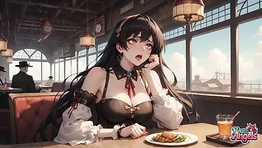 Kremsi steampunk baştan çıkarma: hizmetçinin krem şanti patlaması