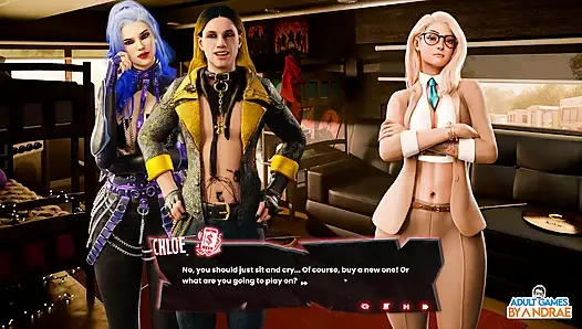 Sex, Sin & Rock'n'Roll Gameplay Part 1 - Van Crash, Motel Stop & A Strange New Beginning