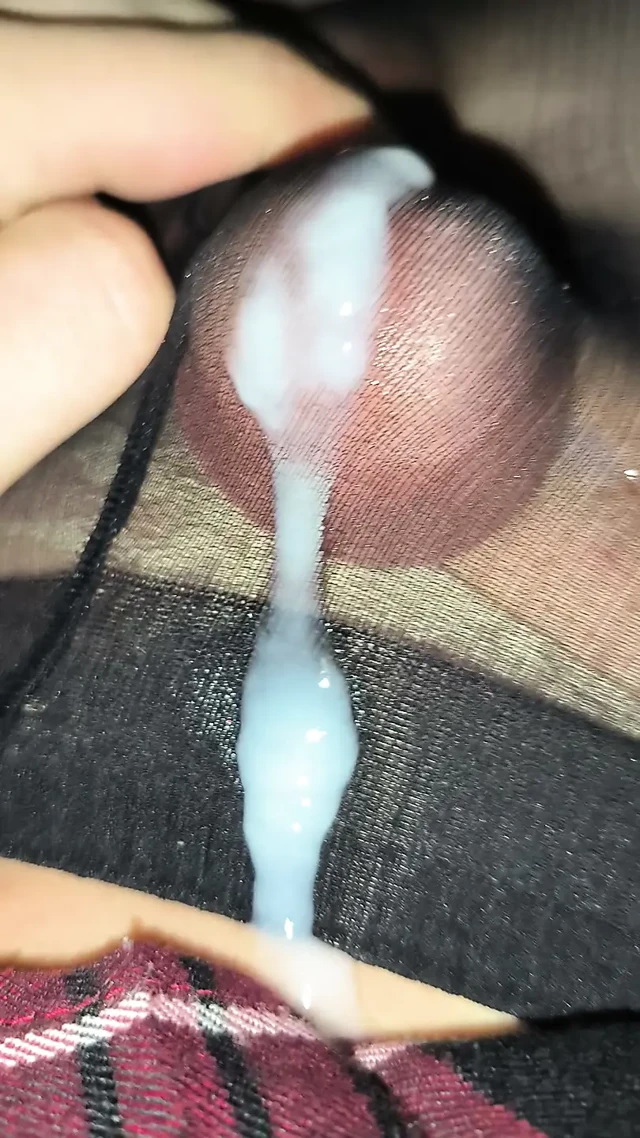 I STOLE BLACK SEXY SHINY TIGHTS FROM A FRIEND'S MOM IN HER ROOM IN THE CLOSET AT NIGHT, IMMEDIATELY PUT THEM ON IN HER OWN ROOM AND CUM HARD THROUGH