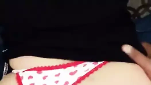 mi perrita con la verga en el culo