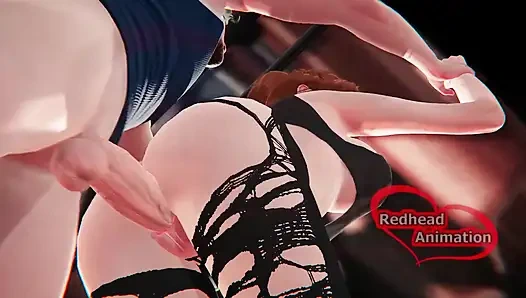 Kızıl saçlı spor salonu egzersizi