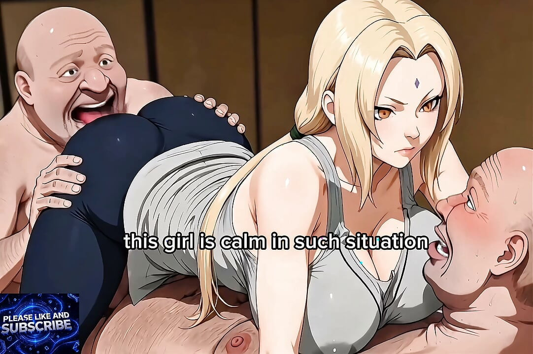 Tsunade çirkin adamları yanlışlıkla çağırıyor - 3D Naruto Hentai