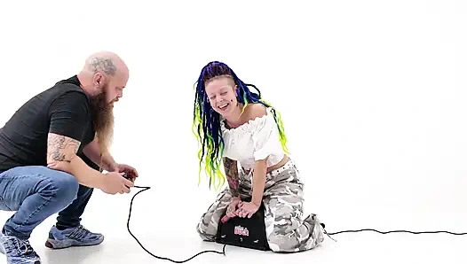 Sybian Testi Ve Babasına Sakso