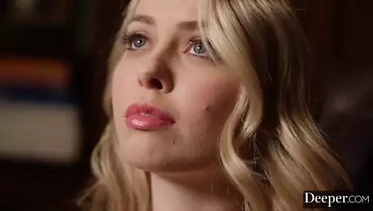 Daha derin. Canı sıkılan Haley bir yabancının yarağının heyecanını arıyor