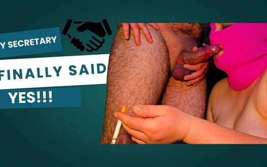 Sekreterim sonunda evet dedi - patron onu bakış açısıyla sakso ve zamla ödüllendiriyor! 4K