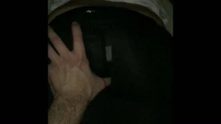 Parmak içinde benim yogapants kedi ve göt