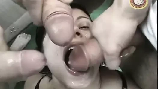 Busty gençler ilk bukkake toplu tecavüz alem