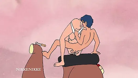 Genç Arap Öğrenci Ve Güzel Sarışın: Scooter'da Ateşli Bir Sikiş.