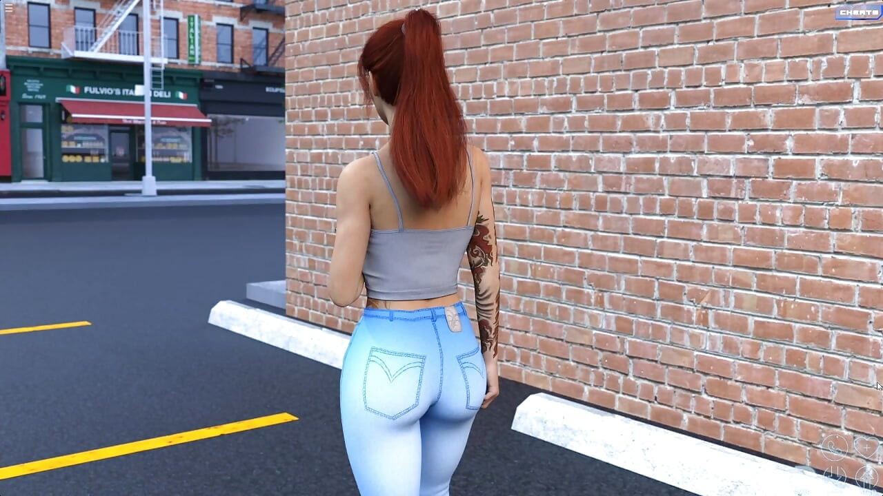 Jake Having Fun With Veronica In Public Place