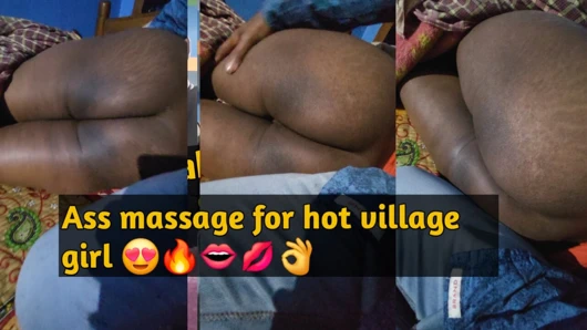 Ateşli köylü kız için göt masajı
