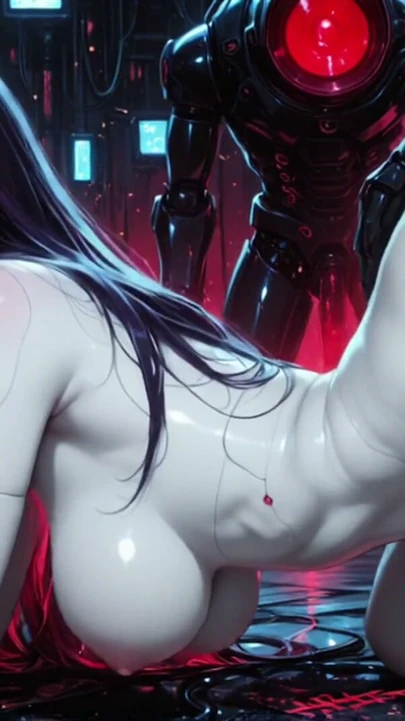 PMV Futanari Oni Android Orgy (AI Generated) | Klip 1